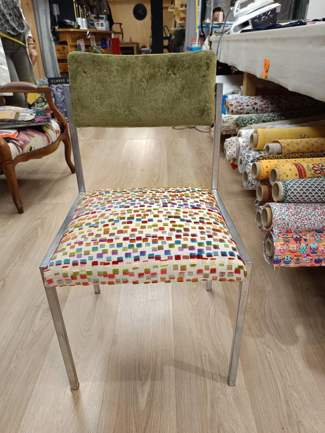 Vintage harlequin chair