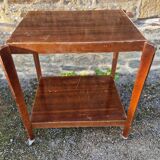 Wooden serving trolley, 1960s