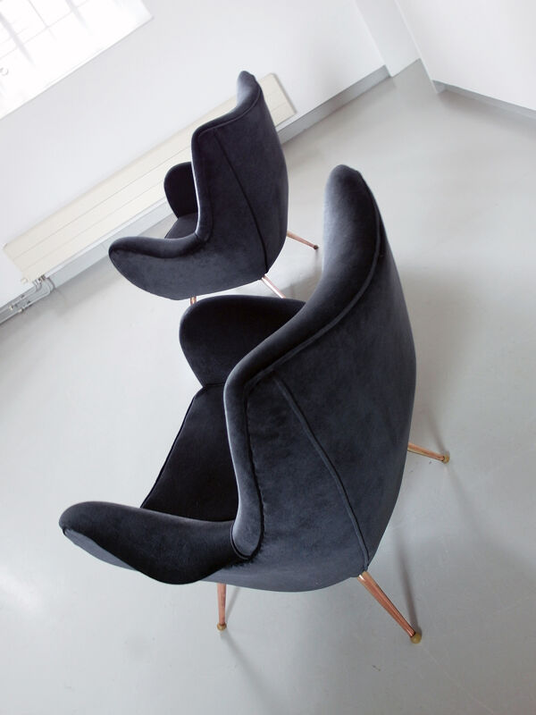 Fauteuil sculptural de Melchiorre Bega de 1955