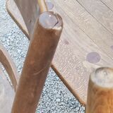 Set of 4 Scandinavian style beech chairs