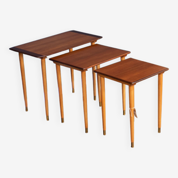 Tables gigognes par Torpe Mobelfabrikk, Norvège 1960