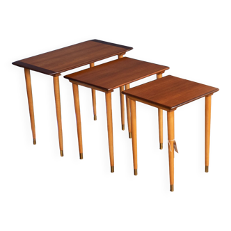 3 tables By Torpe Mobelfabrikk, Norway Coffee Tables, 1960