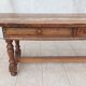 Farm table in walnut