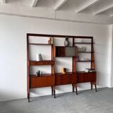 Panto Scandinavian Modular Bookcase, 1960’s Norway, Mid Century Teak