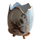 TRIPOD VASE *EGG PORCELAIN OF LIMOGES BIRD
