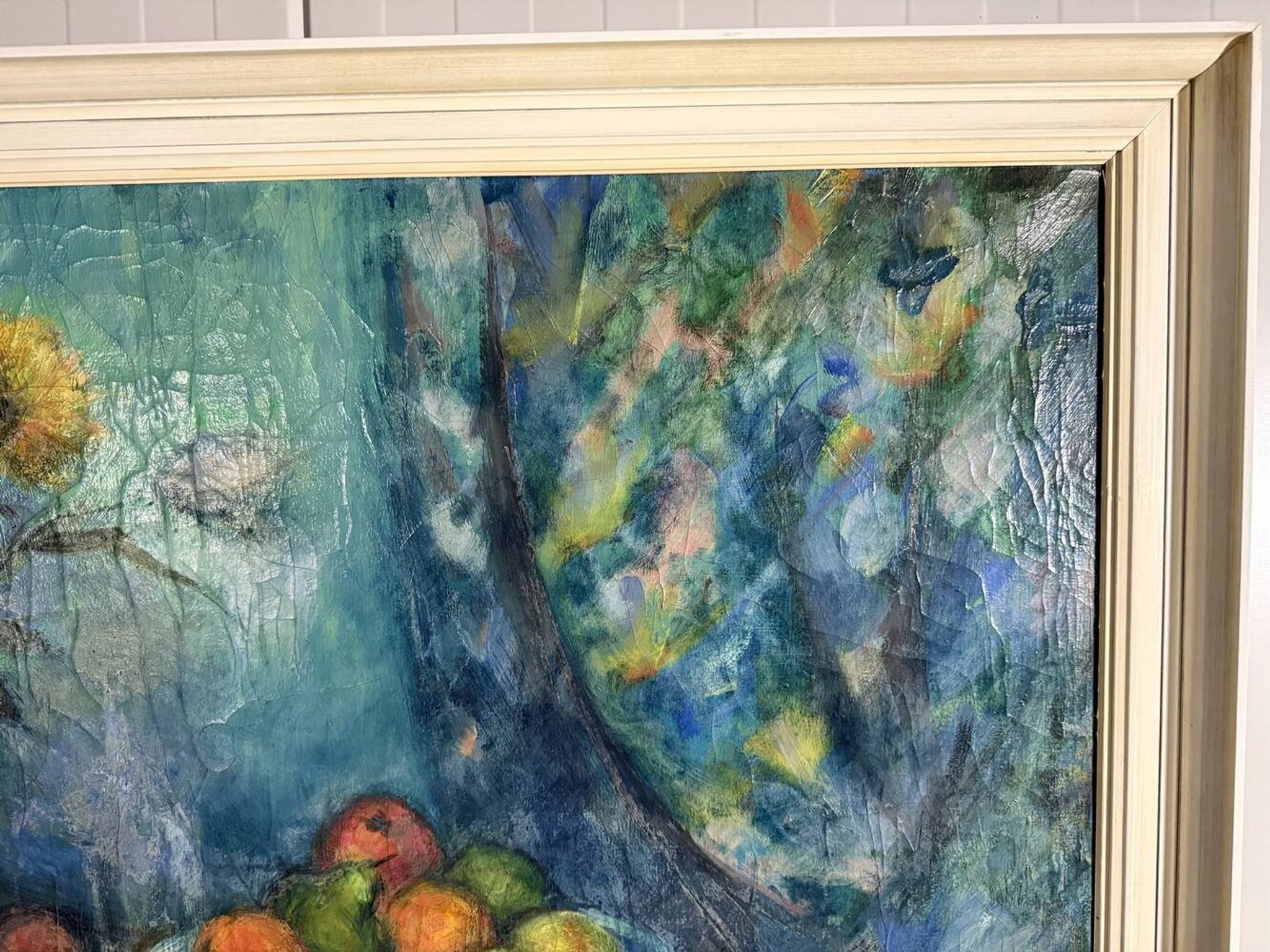 Large mid-century  still-life painting 1962