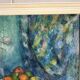 Large mid-century  still-life painting 1962