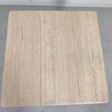 1980s travertine coffee table