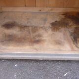 Old workshop cabinet gray patina