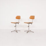 Friso Kramer for Ahrend de Cirkel drafting stools, The Netherlands 1950's
