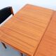 Teak dining table in retro vintage Danish style from the 60s-70s.