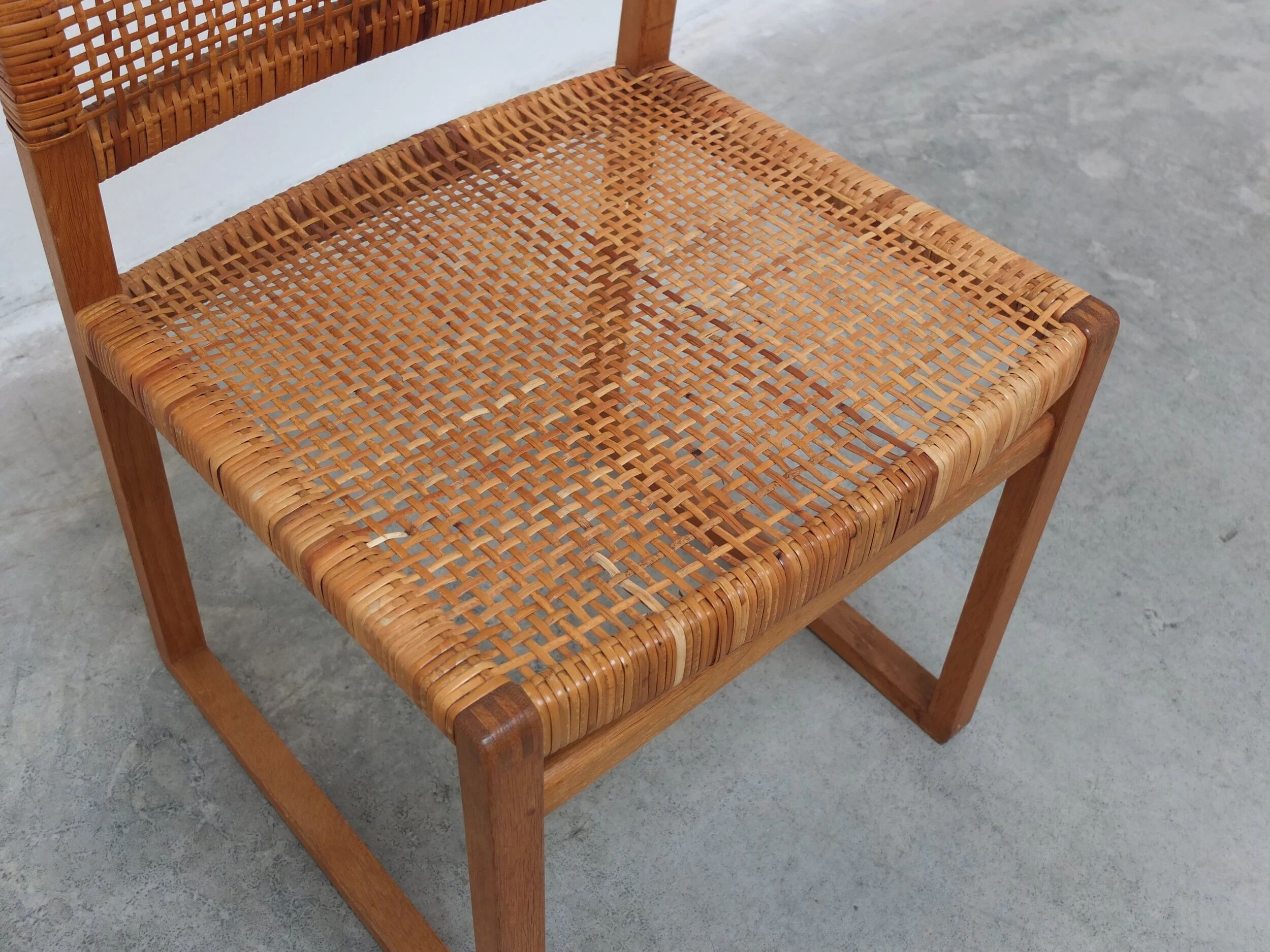Rare 'BM61' side chair by Børge Mogensen for Lauritsen & Søn, 1957