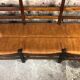 Mulched bench Provençal oak and walnut in late 18th century