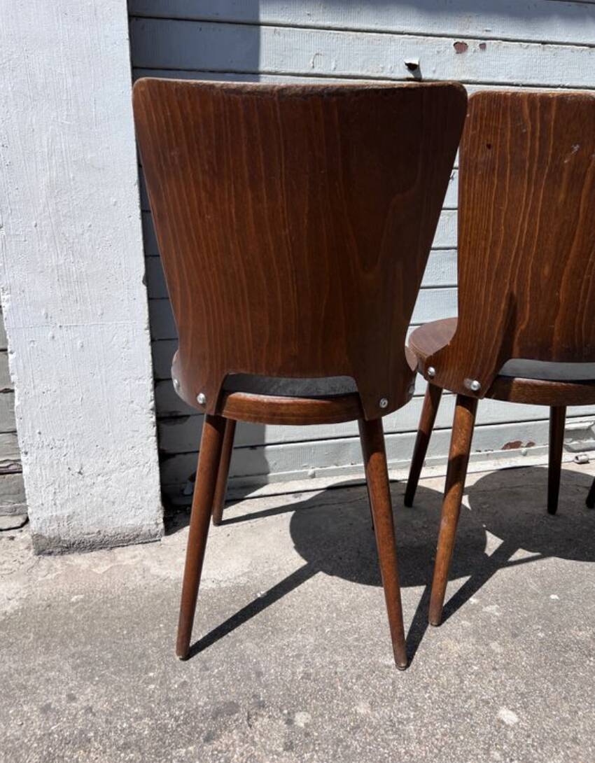 (Suite) 4 Bistro chairs Baumann (model Dove)