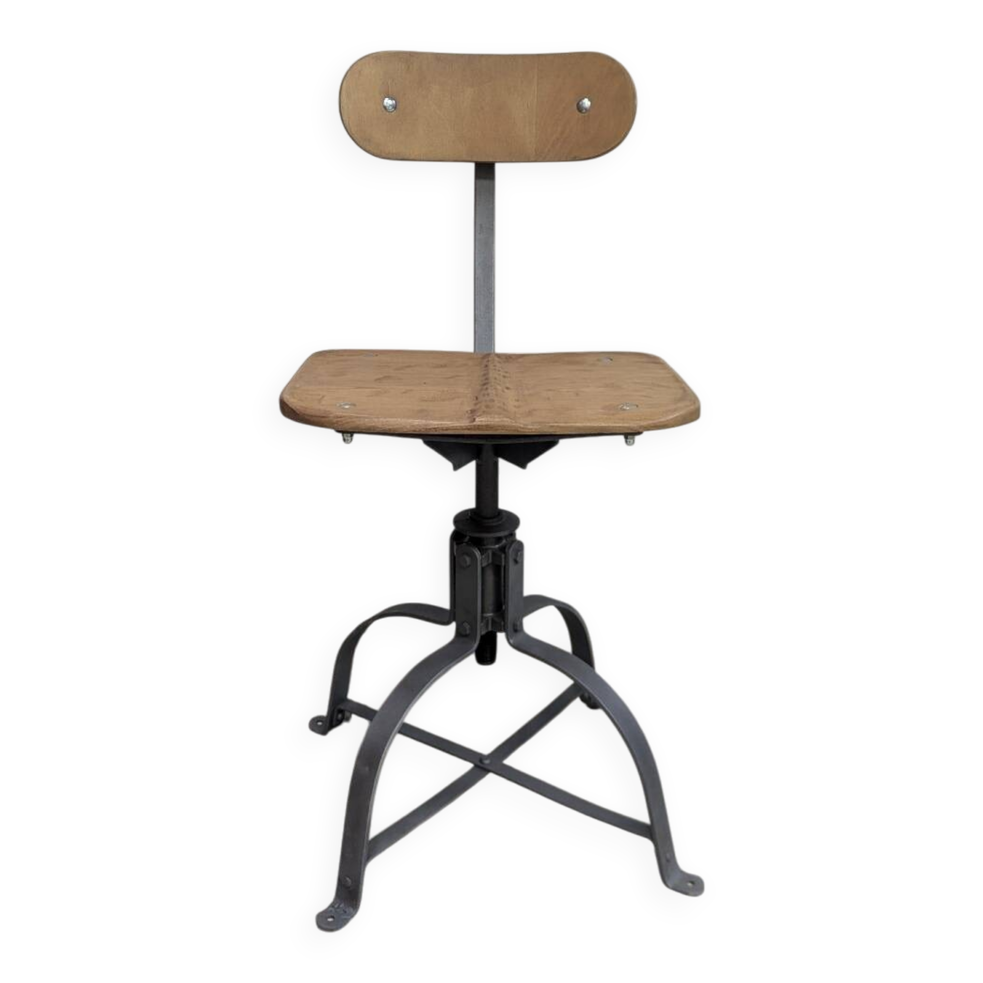 Bienaise 52 industrial workshop chair vintage design 50s 60s