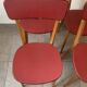 Set de 4 chaises bistrot vintage, années 50 (Taille adulte)