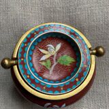 Chinese cloisonné enamel ashtray