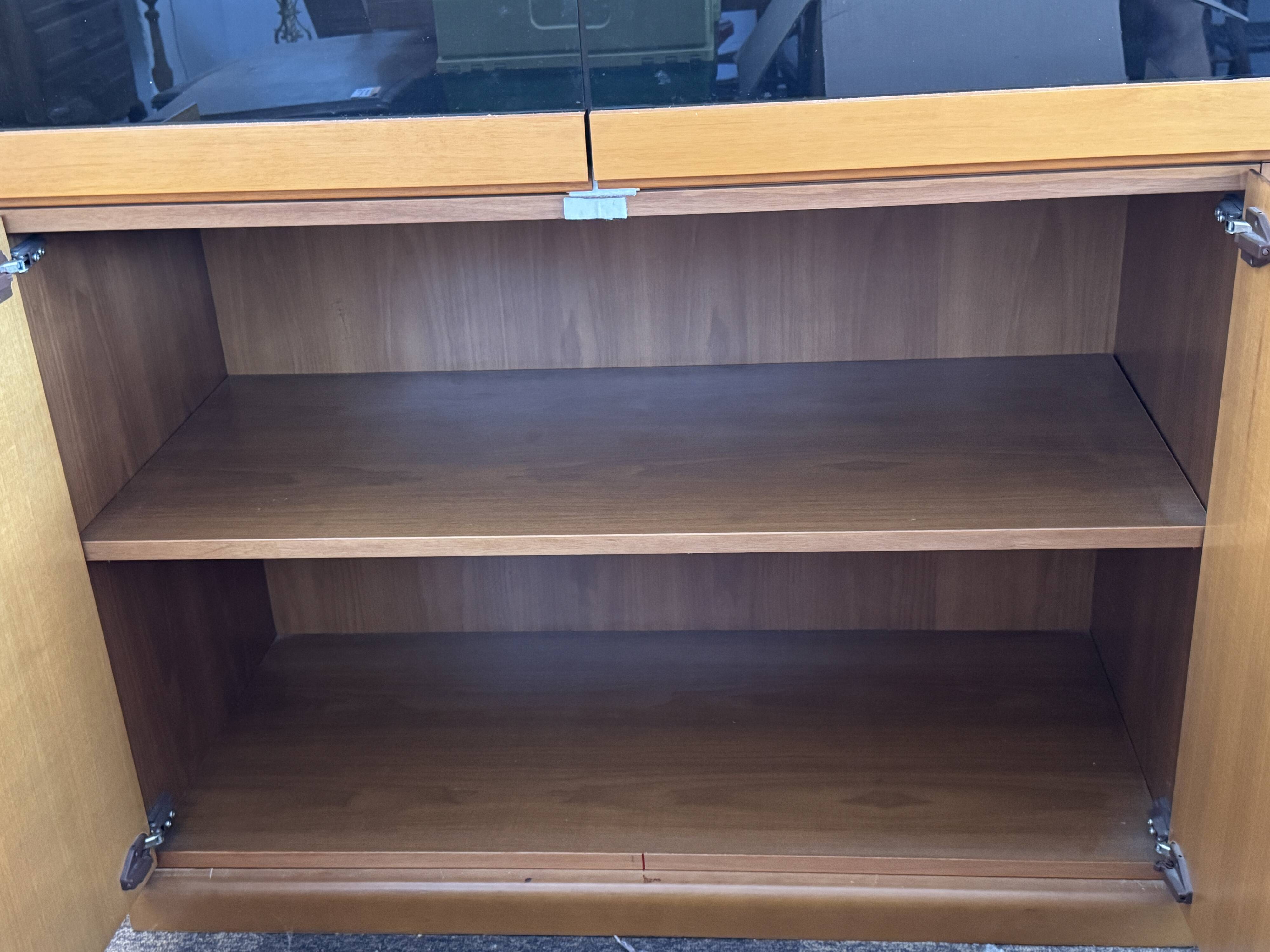 Meuble de rangement modulaire en bois - années 70-80