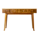 Midcentury Walnut Console Table / Desk By Morris Of Glasgow. Vintage