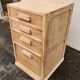 beautiful sanded beech cabinet with 4 drawers from the 1940s/50s
