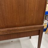 Scandinavian wooden high sideboard – 1960s