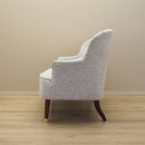 Sofa white melange, Italian design, 1960s, production: Italy