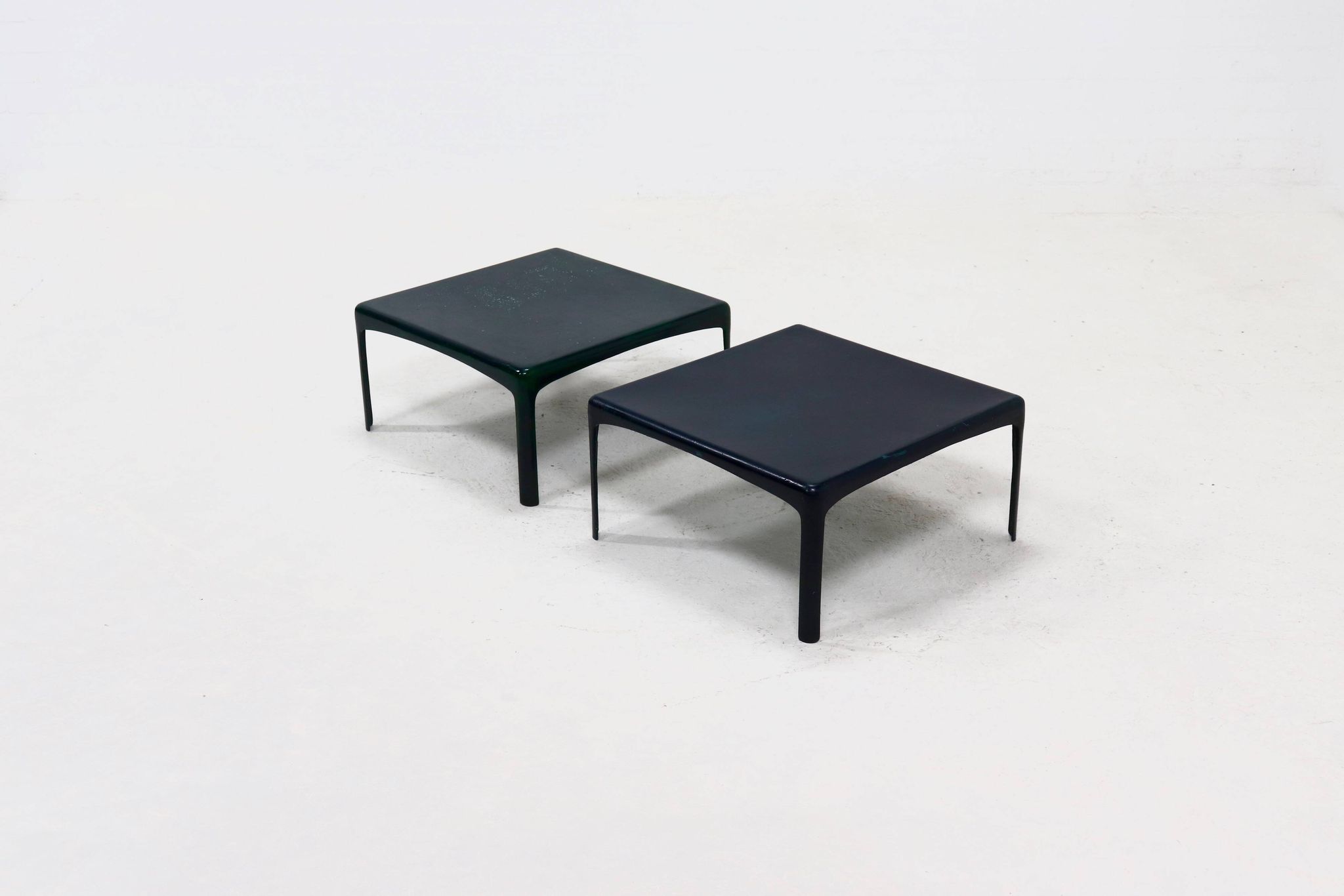 Set of 2 Fiberglass Side or Coffee tables 1960s