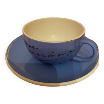 Cup and saucer