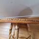 Rattan and rope coffee table