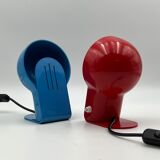 Harveiluce Panda 70s lamps - Ambrogio Pozzi design - 70s space age design table lamps