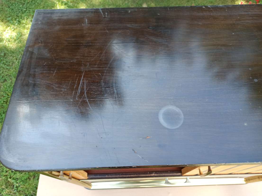 Mid-Century roller shutter cabinet, 1960s / 1970s