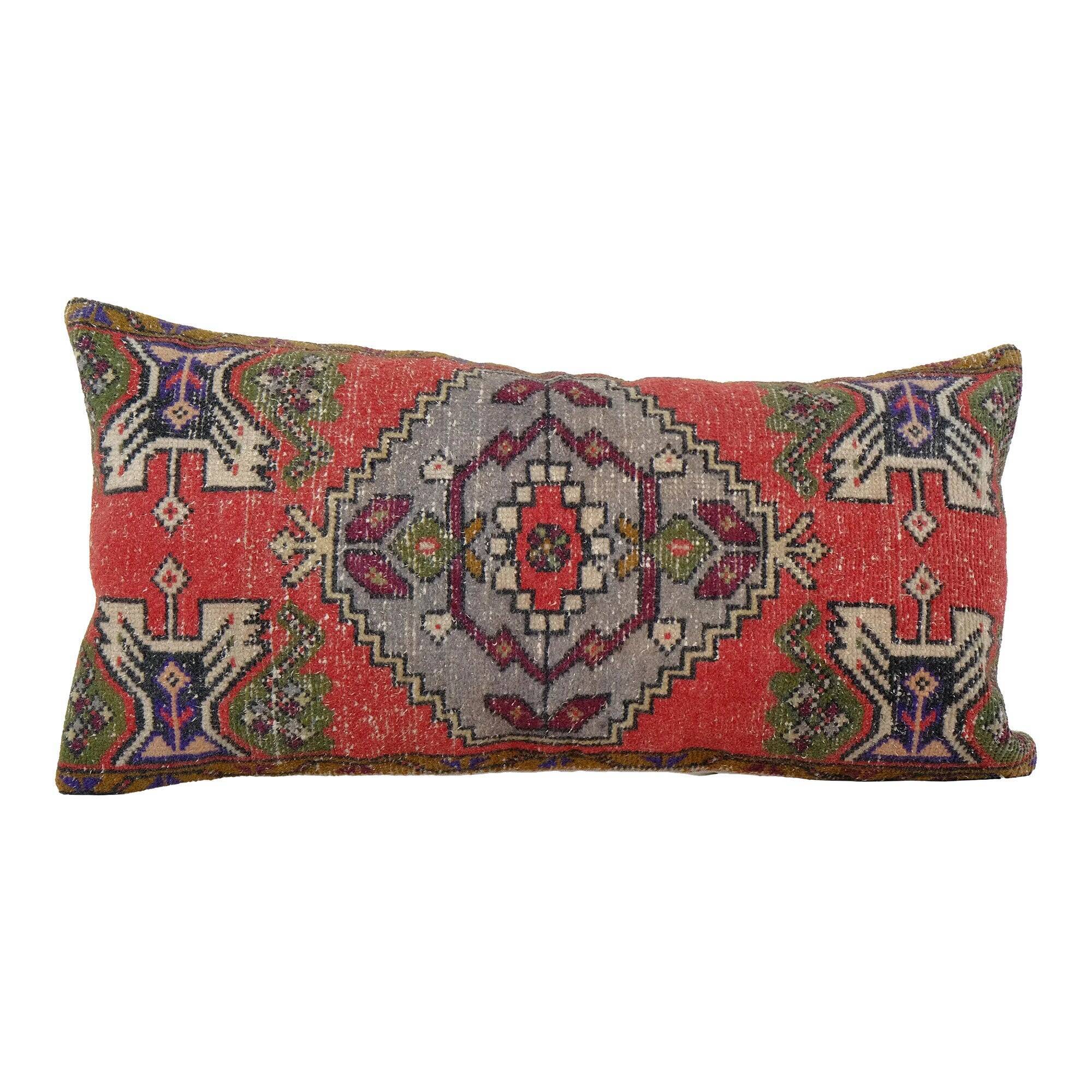 Vintage Turkish cushion cover 46x89 cm
