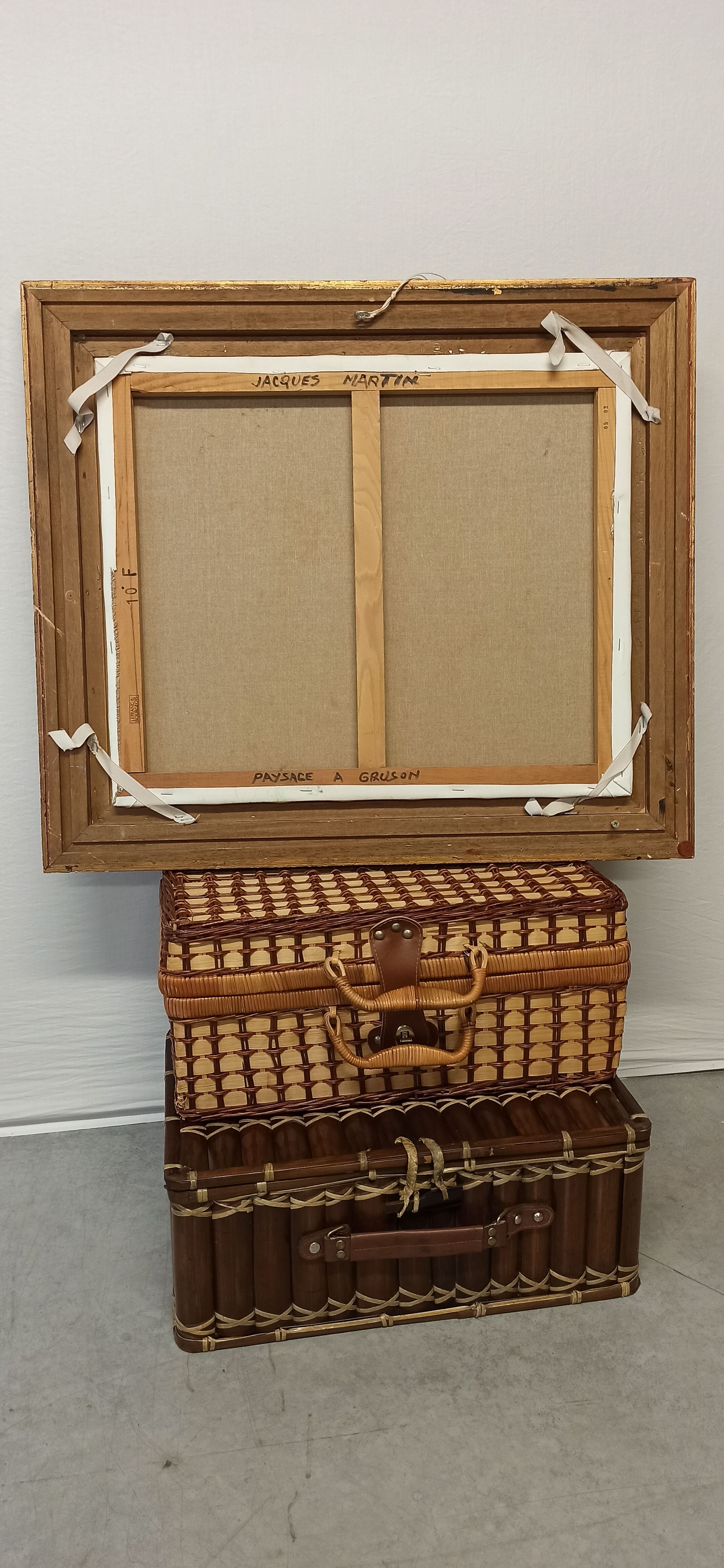 Painting "Landscape in Gruson"