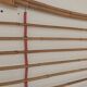 Wall-mounted coat rack in rattan, Czechoslovakia 1960