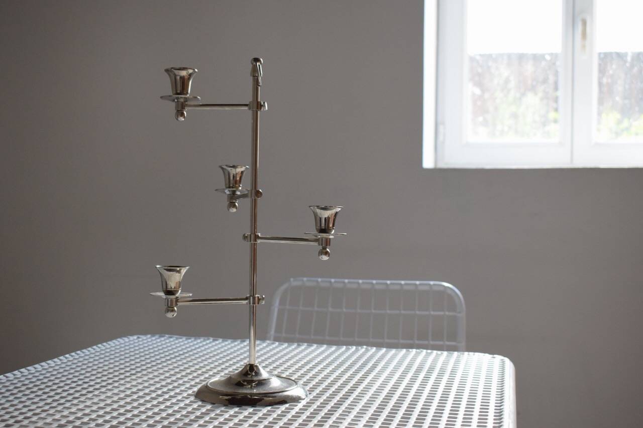 Vintage metal candlestick/candle holder