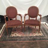 2 fauteuil style Louis XVI