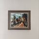 Framed reproduction painting of the painting "The Road" Maurice de Vlaminck