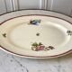 plat oval Villeroy & Boch La Louvière fabrication belge en Terre de Fer début XXème
