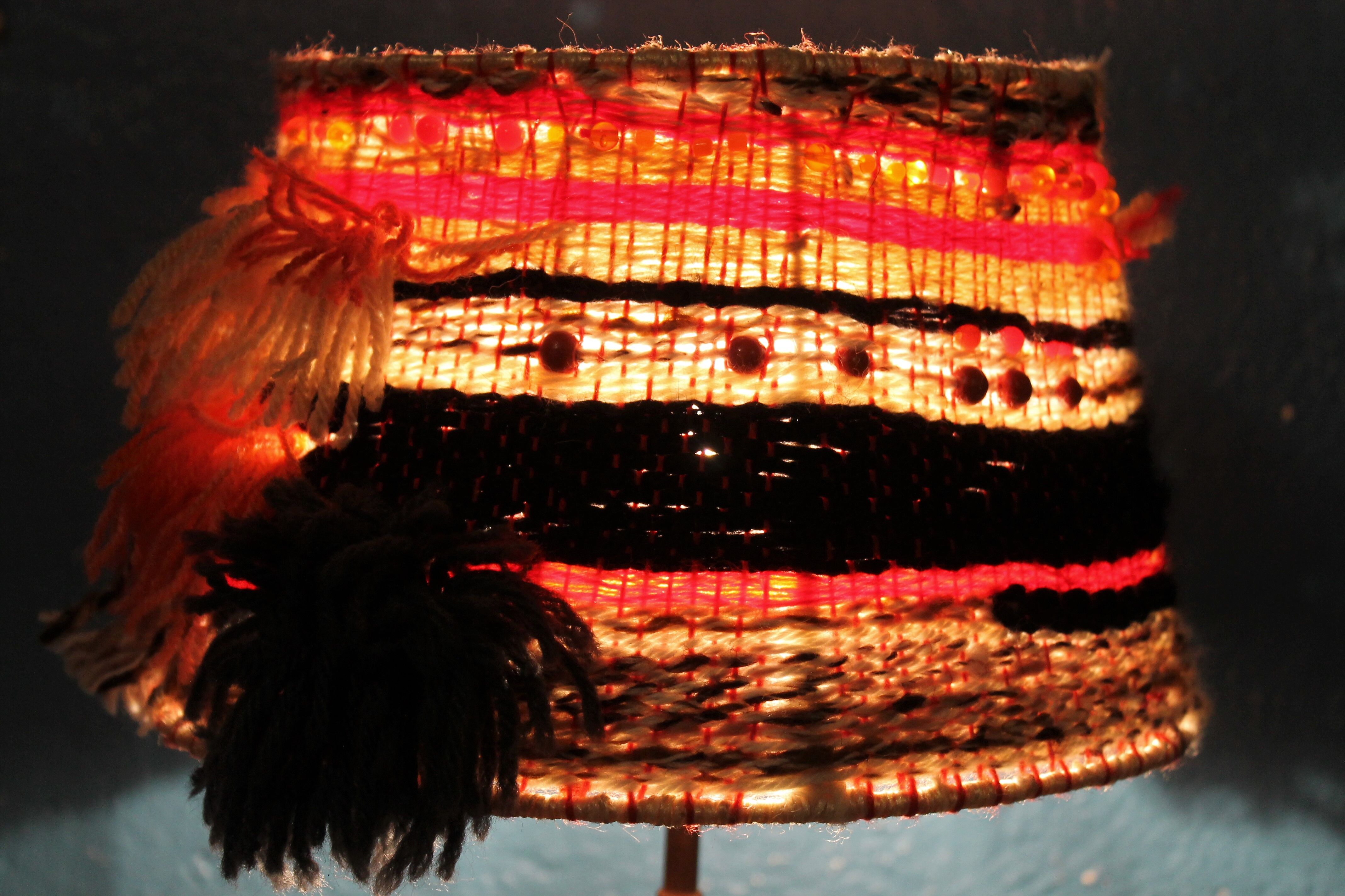 Ceramic lamp by Richard Bouhl, 1980s