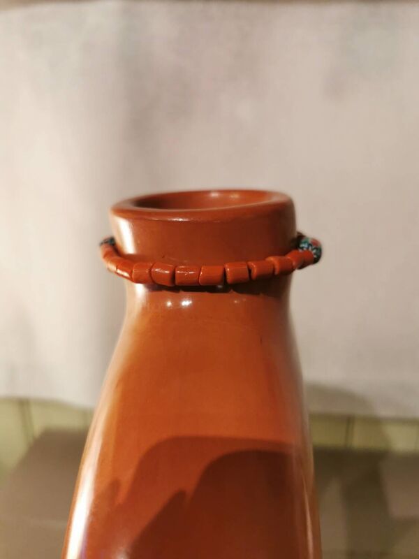 Vase forme anneau Tadelakt Maroc