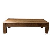 Table basse en bois brut