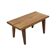 Table d'appoint vintage en teck massif, table à plantes, années 60