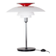 Lampe de table vintage PH 80 danoise par Poul Henningsen, Louis Poulsen, 1974
