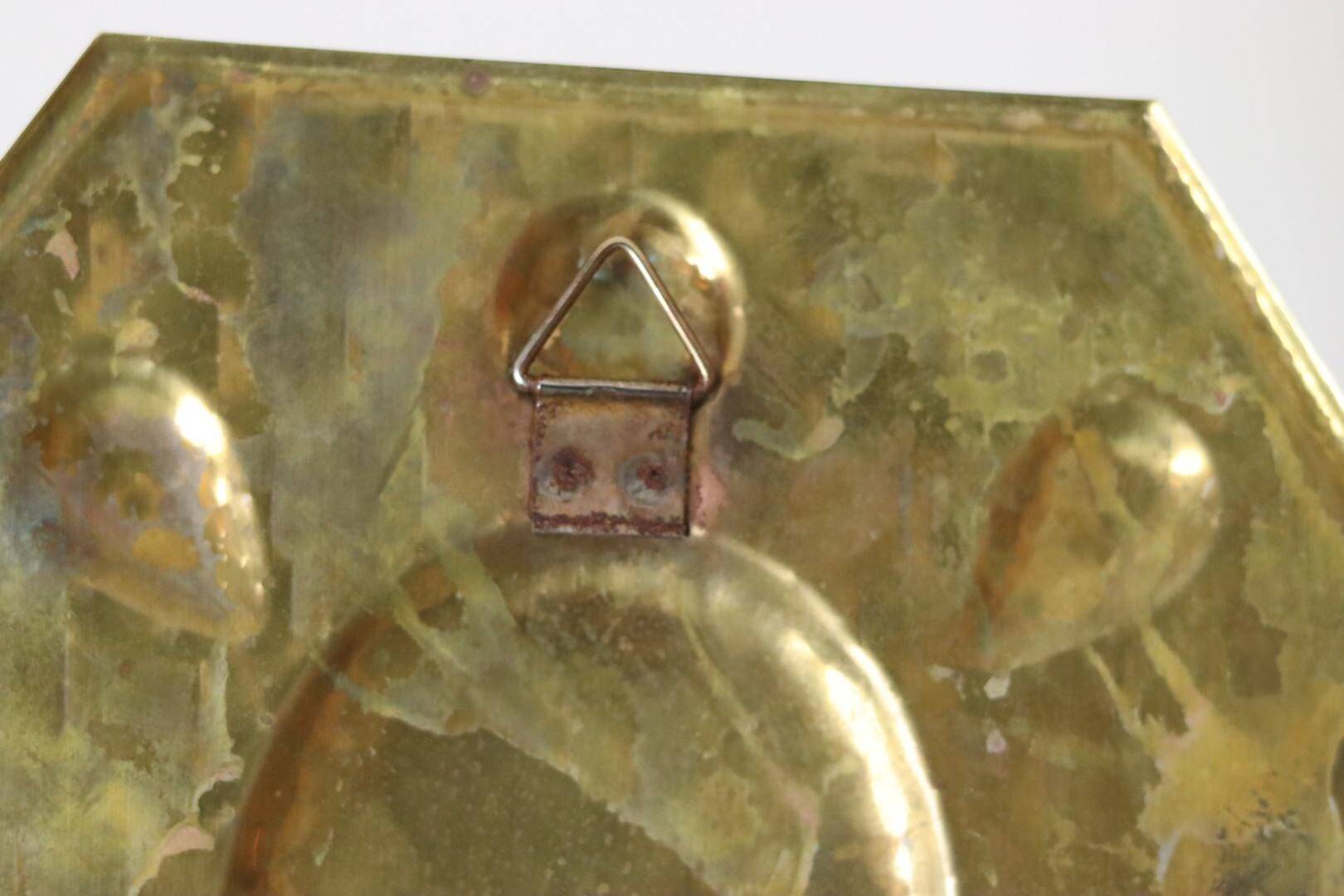 Pair Of Mid Century Swedish Brass Sconces