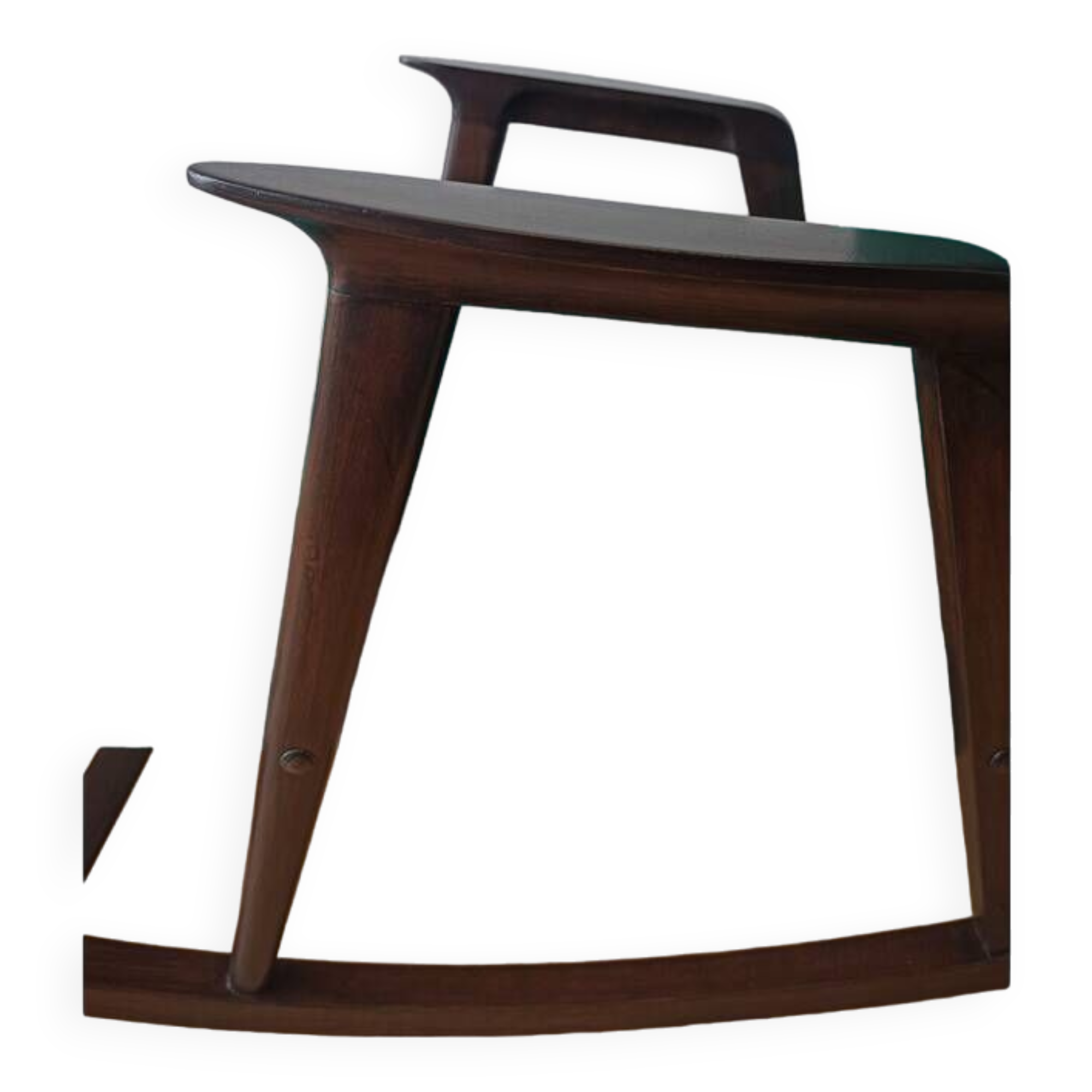 Fauteuil à bascule vintage des années 50.