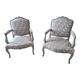 Modernised Louis XV armchairs