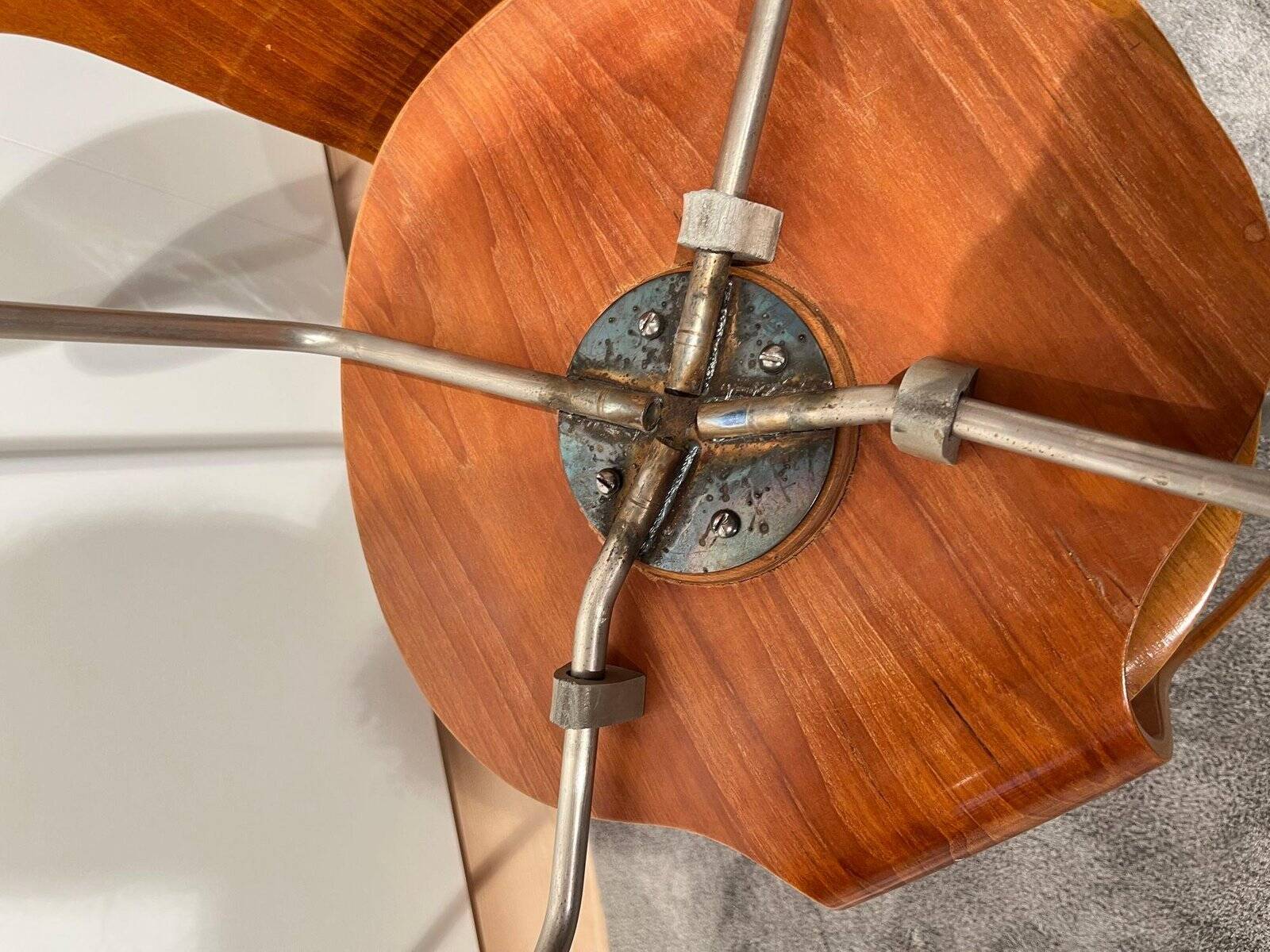 Set of Teak Desk Chairs, Denmark, 1950s