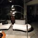Floor lamp Chromed thrush three branches very 70s by Goffredo Reggiani
