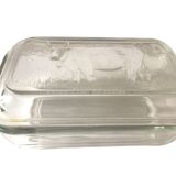 Arcopal cow butter dish