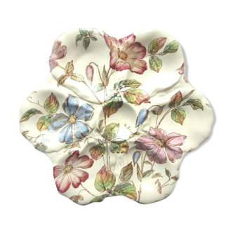 Oyster plate : william alsager adderley (w.a.a.) décor floribel
